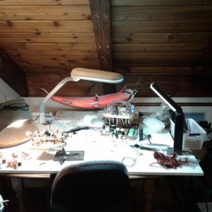 Desk area
